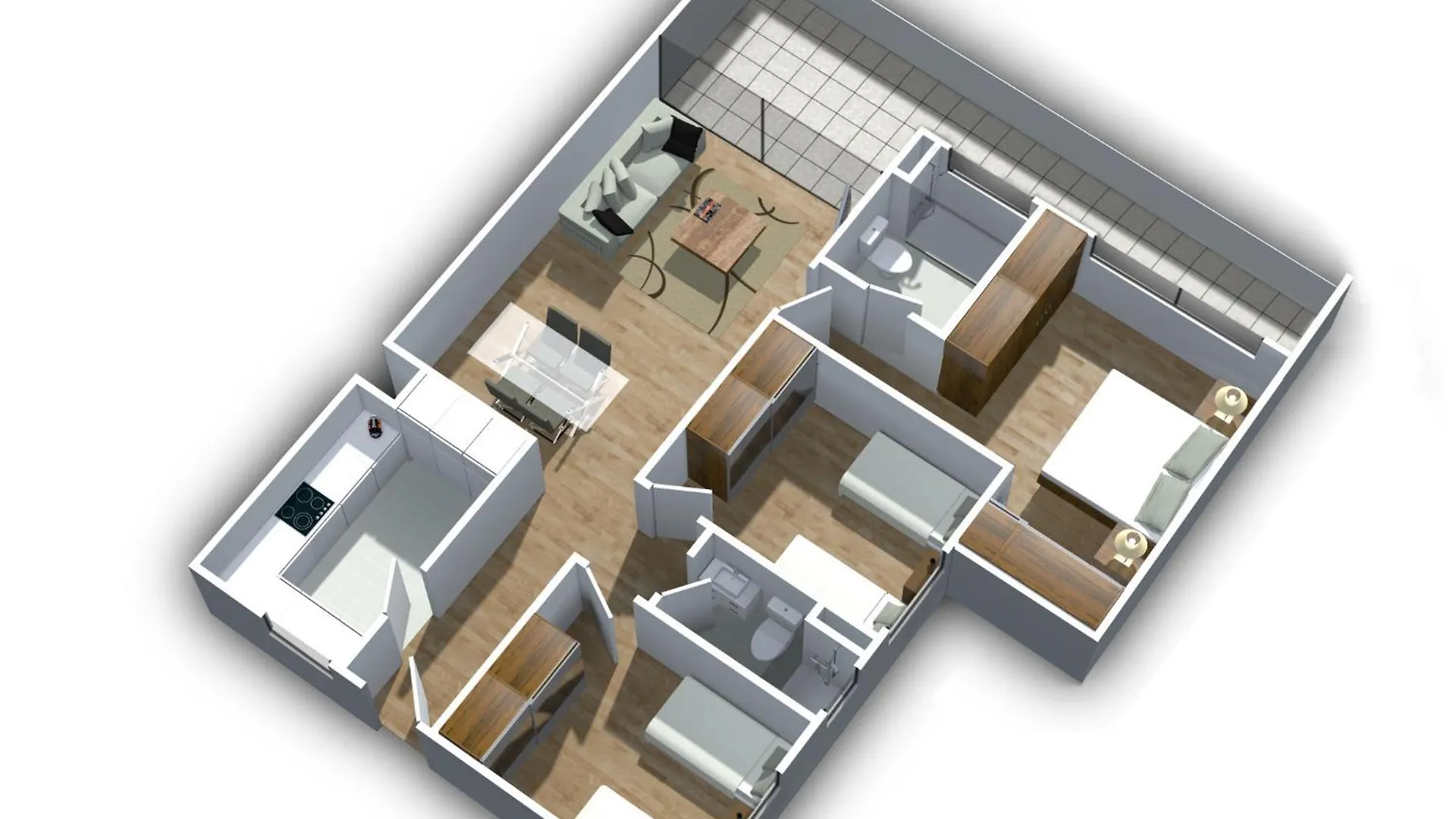 Dakar By Days-Dbd007-Appartement Amelie 3 Chambres 0*,  Senegal